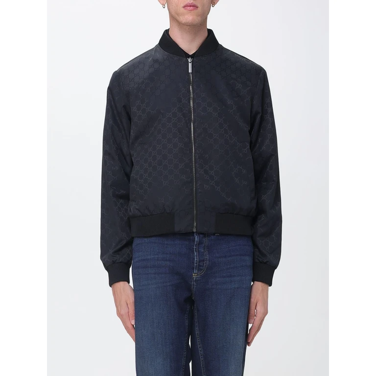 Reversible GG Monogram Nylon Bomber Jacket (871661ZAU1J1000)
