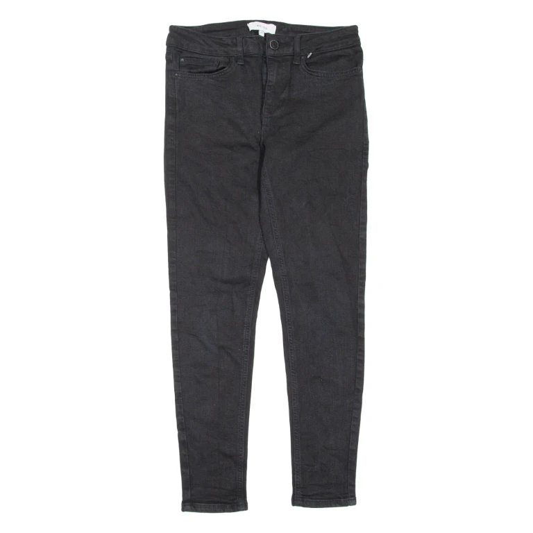 REISS Womens Jeans Black Regular Skinny W27 L27