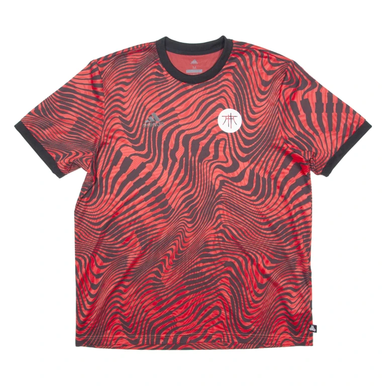 ADIDAS Mens Football Shirt Jersey Red Crew Neck M