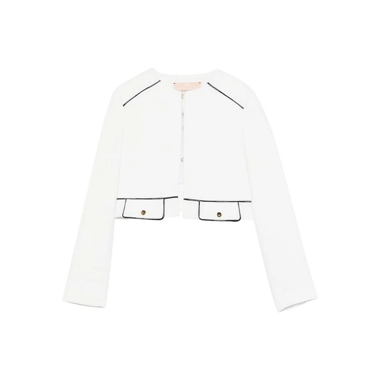 Elisabetta Franchi Veste Casual - Blanc