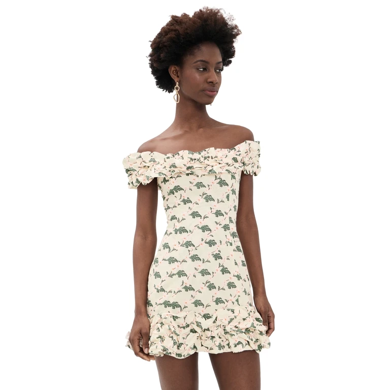 Agua by Agua Bendita Jardin Anhelo Mini Dress Multicolor XS