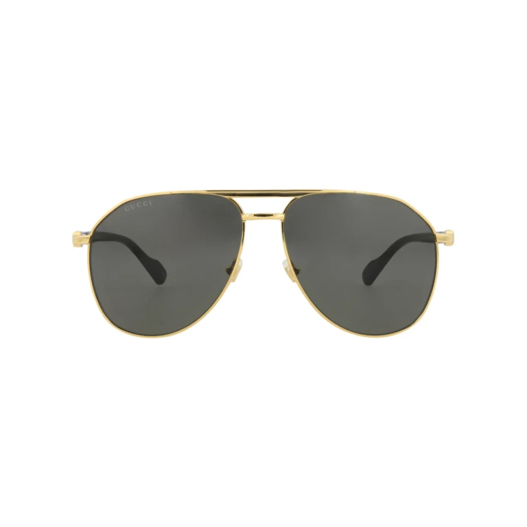 Aviator-Frame Metal Sunglasses
