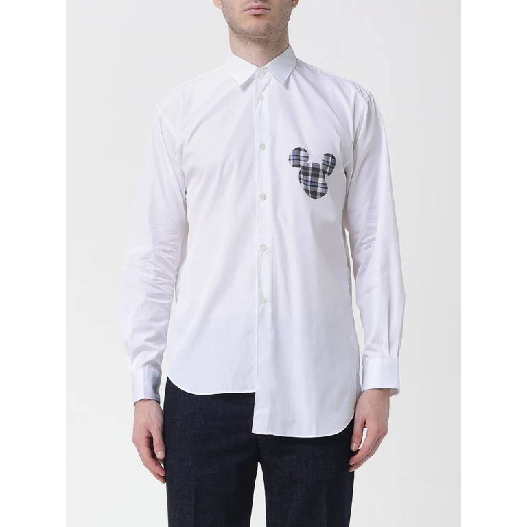 COMME DES GARÇONS Shirt Men color White (FOB035WHITE/CHECK)