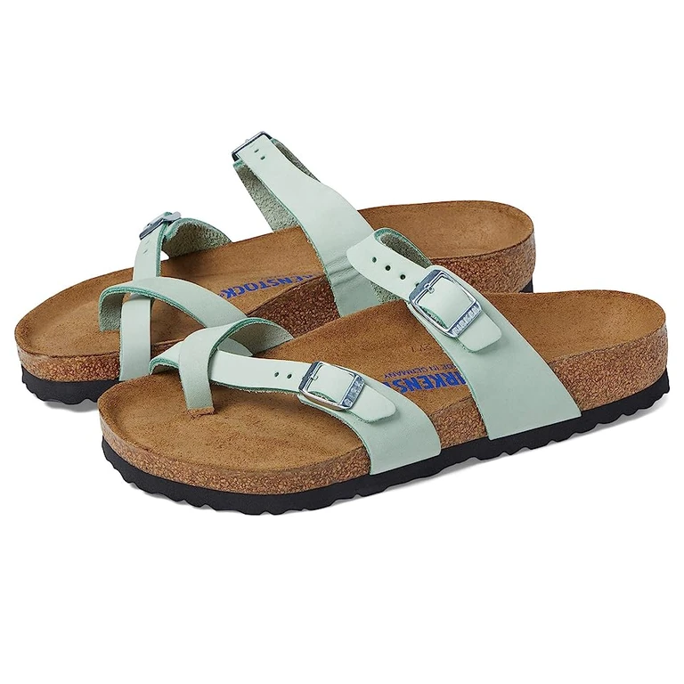 Unisex Mayari Soft Footbed Nubuck Leather Matcha