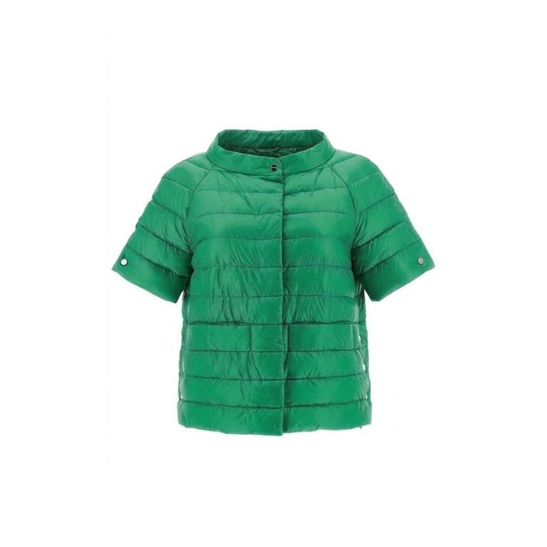 Bicolor Polyamide Full-Length Jacket Clothing - Women