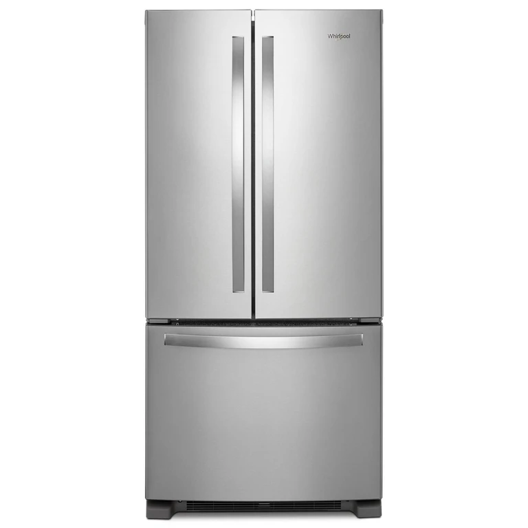 33 in. Wide French Door Refrigerator in Stainless Steel 22 cu. ft. WRFF5333PZ
