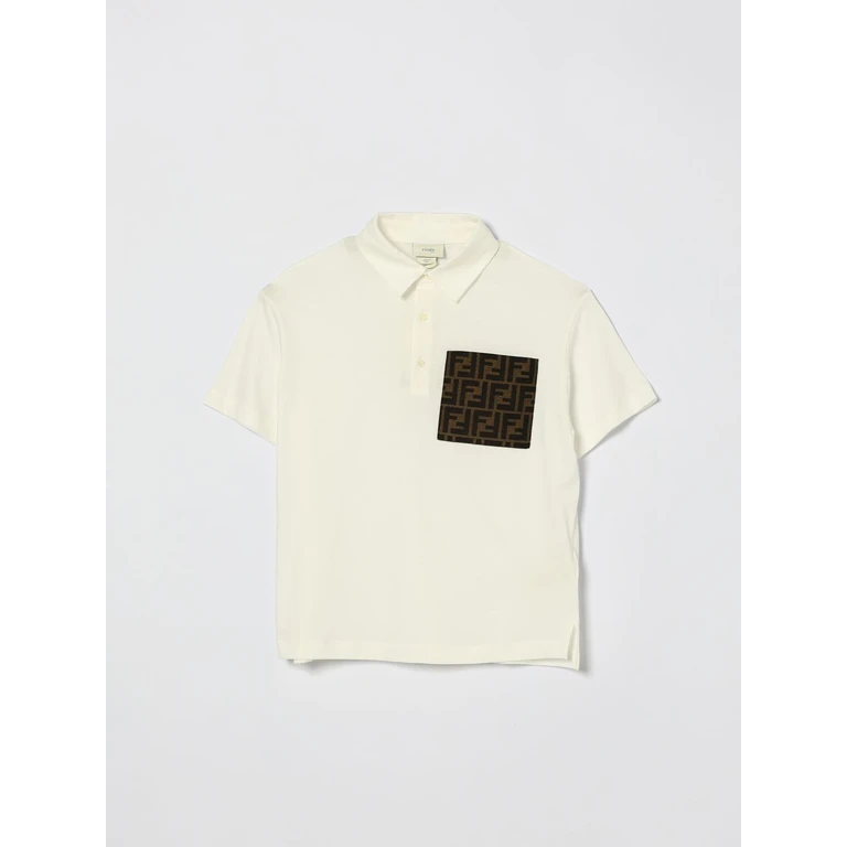 Polo Shirt Kids color White (JMI4757AJF0TU9)