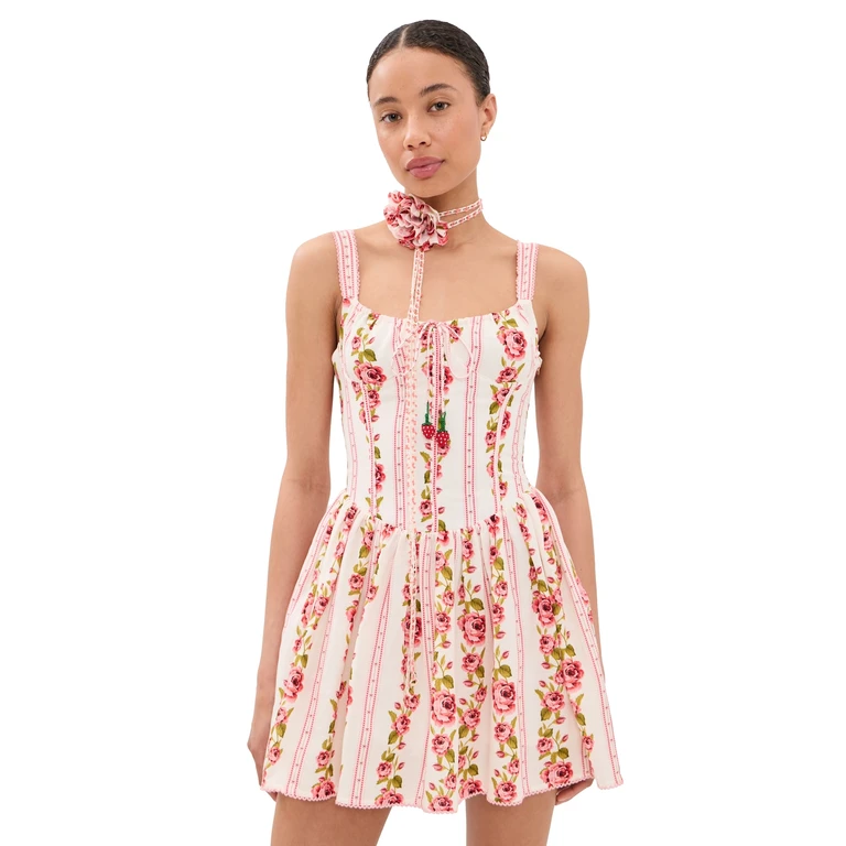 Agua Bendita Agua Bendita x Stoney Clover Lane Spring Mini Dress Pamuk L