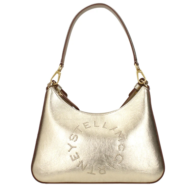 Stella McCartney Gold Leather Shoulder Bag - Women