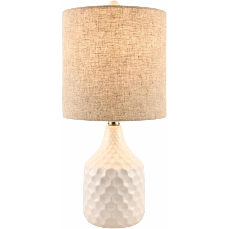 Gulmarrad Textured Ivory Ceramic Table Lamp