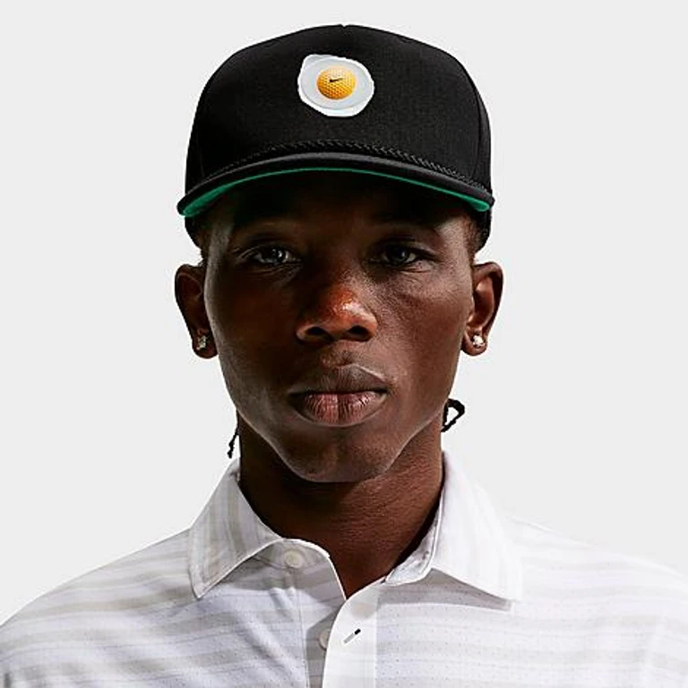 Nike Pro Golf Unstructured Dri-FIT Snapback Hat in Black/Malachite/Anthracite Size: S-M