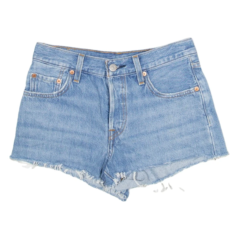 LEVI'S 501 Womens Denim Shorts Blue XS W26