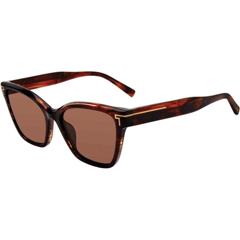 Brown Butterfly Ladies Sunglasses STU512 0BRO 56