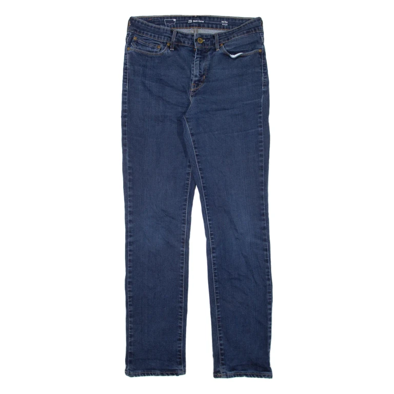 LEVI'S Mid Rise Womens Jeans Blue Slim Straight W29 L30