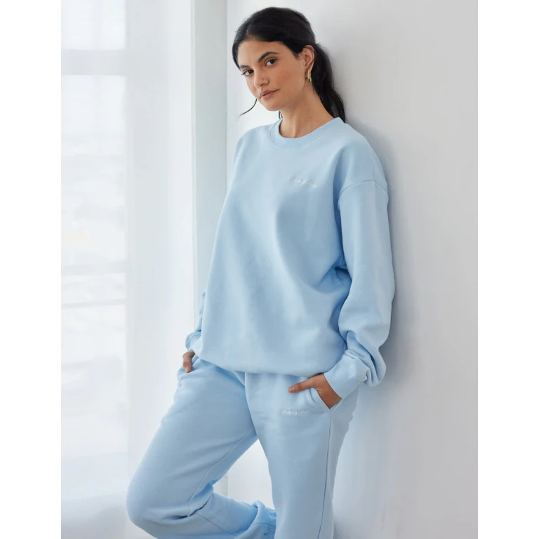 Basics Dream Blue Unisex Crewneck