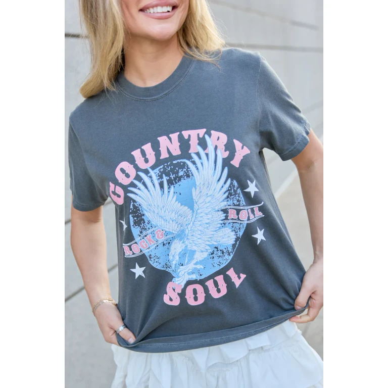 Country Soul Dark Grey Graphic Tee