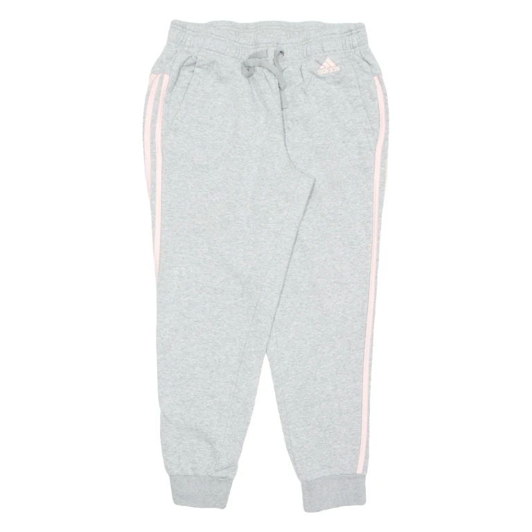 ADIDAS Womens Joggers Grey Tapered M W27 L26
