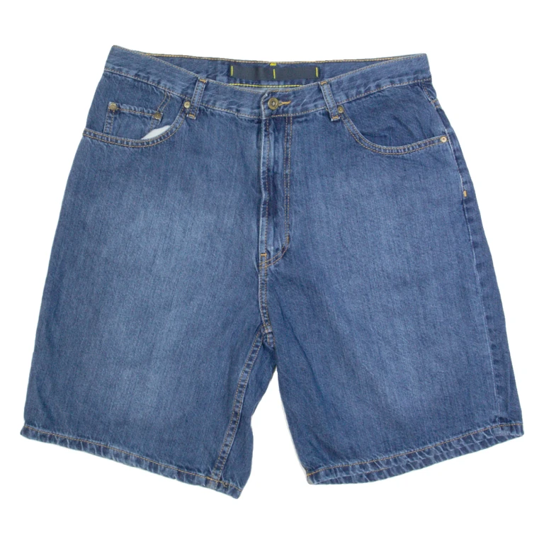 NAUTICA Mens Denim Shorts Blue Relaxed M W34