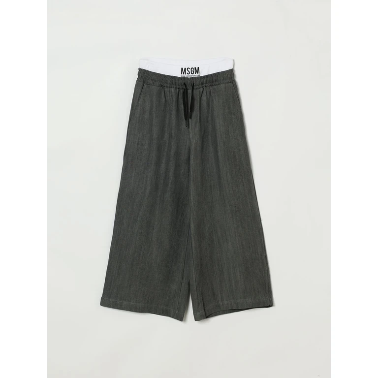 MSGM KIDS Pants Kids color Grey (S6MSJUPA038102)