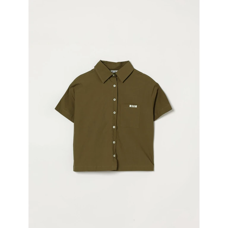 MSGM KIDS Shirt Kids color Beige (S6MSJGSI163094)