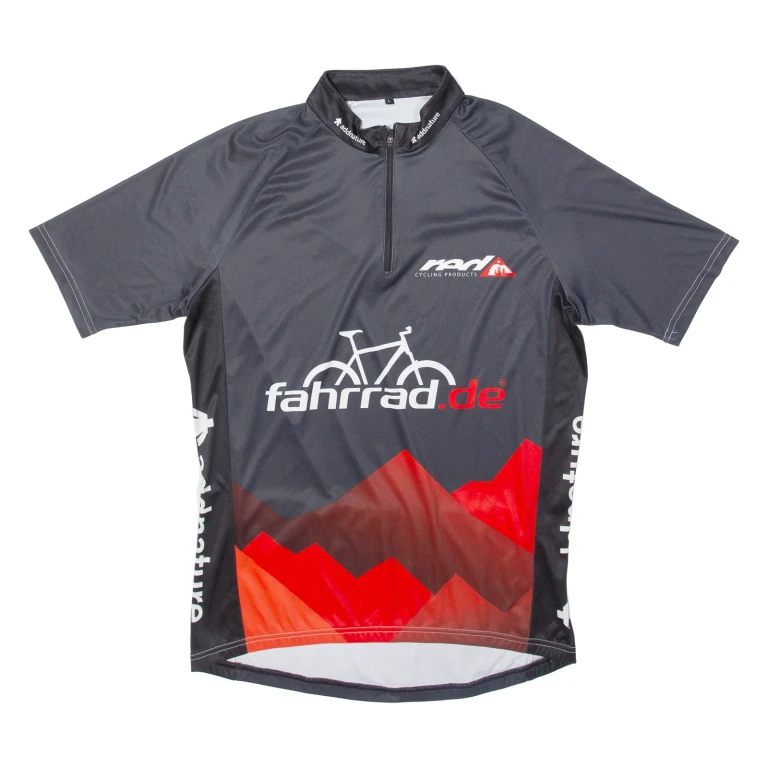 Cycling Mens Jersey Black 1/4 Zip L
