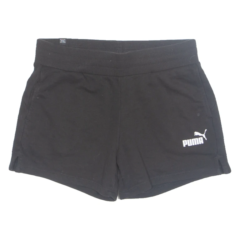 PUMA Womens Sports Shorts Black Relaxed S W28
