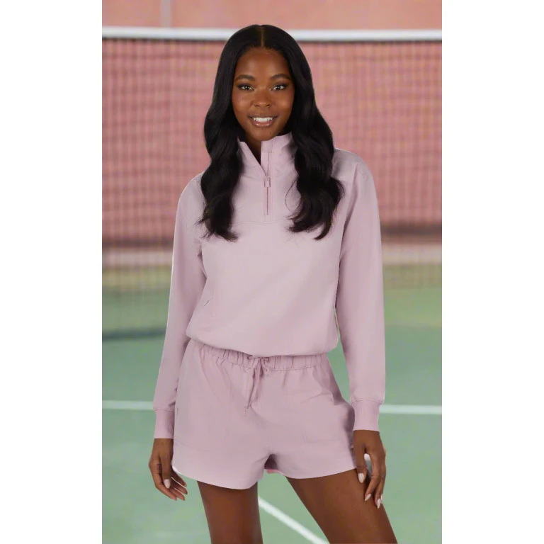 Citylite Half Zip Cinched Hem Jacket
