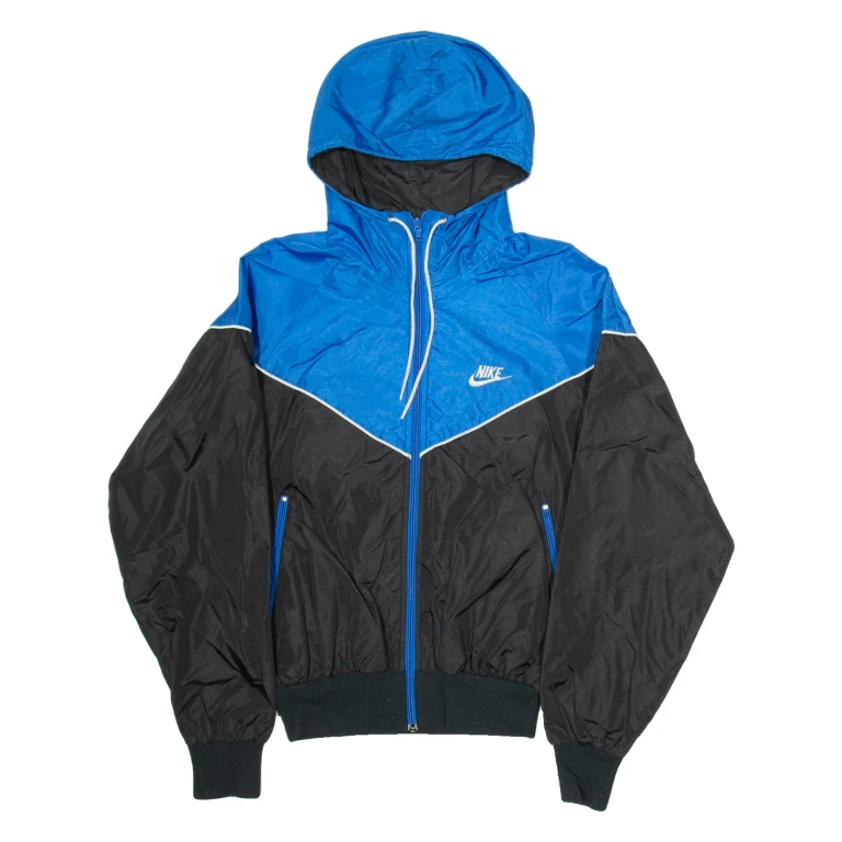 NIKE Mens Track Jacket Black Hooded S