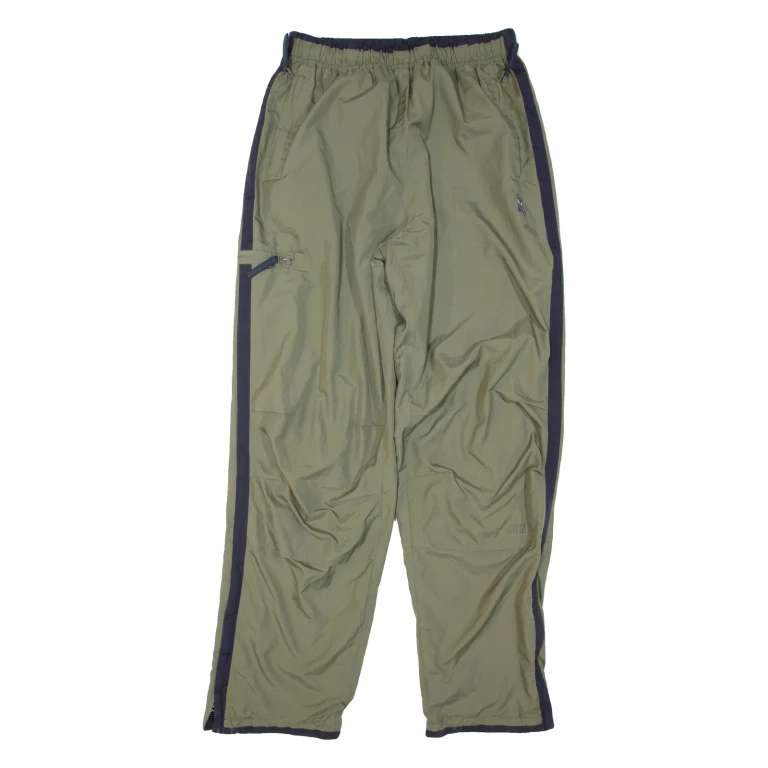 PUMA Mens Track Pants Green Straight M W28 L32