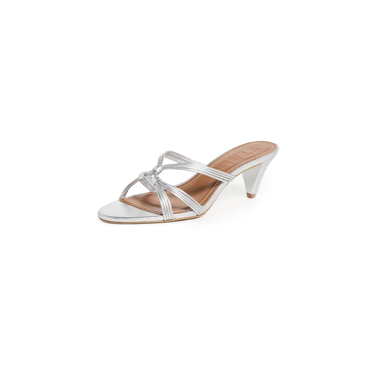 Carrie Mules Silver 35