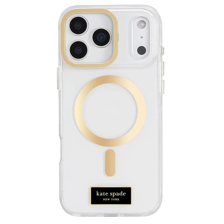 new york iPhone 17 Pro Max Case with Camera Stand - Compatible with MagSafe - Designer Phone Case - Icon Clear