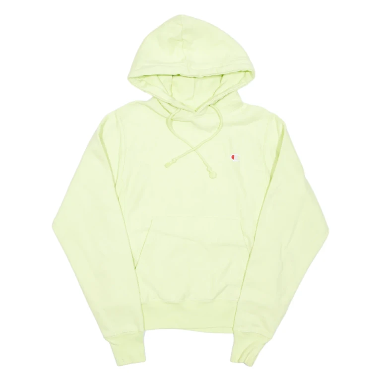 CHAMPION REVERSE WEAVE Mens Green Hoodie XS