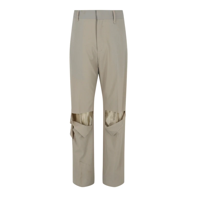 Destroyed Straight Fit Pants