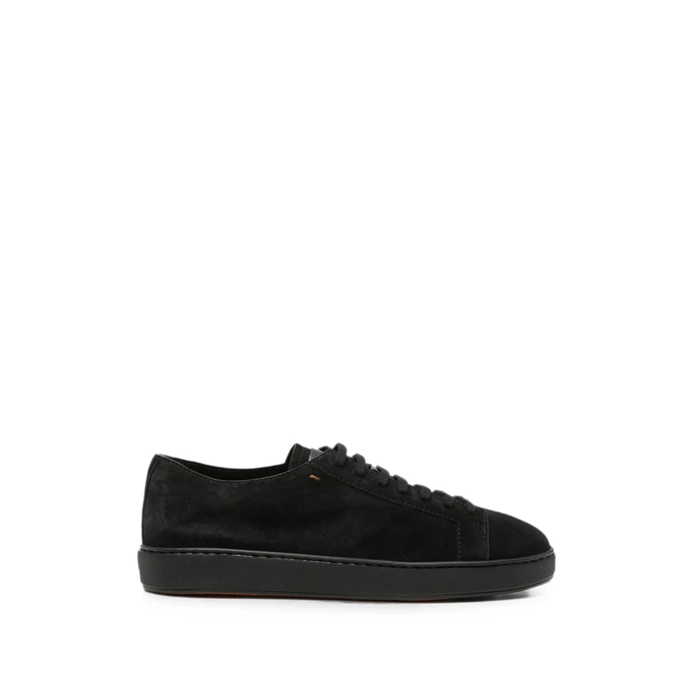 Damps Lace-up Suede Sneakers