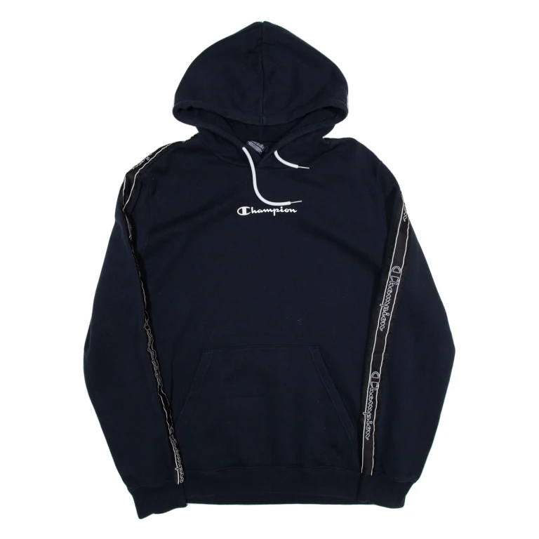 CHAMPION Womens Blue Hoodie XL