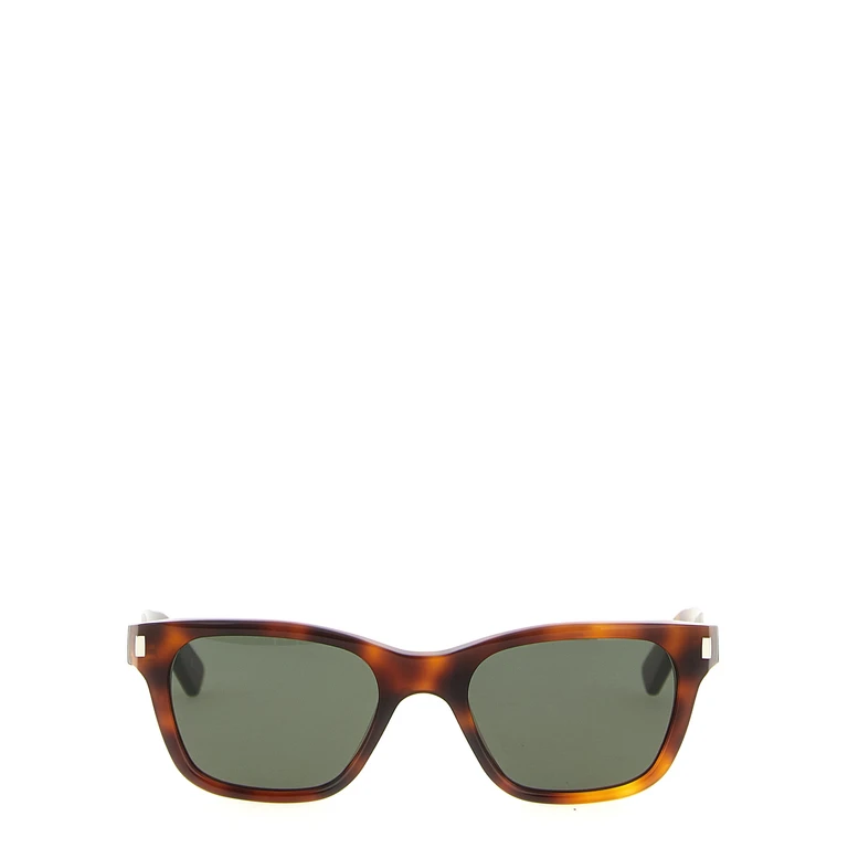 Saint Laurent Brown Acetate Sunglasses - Men