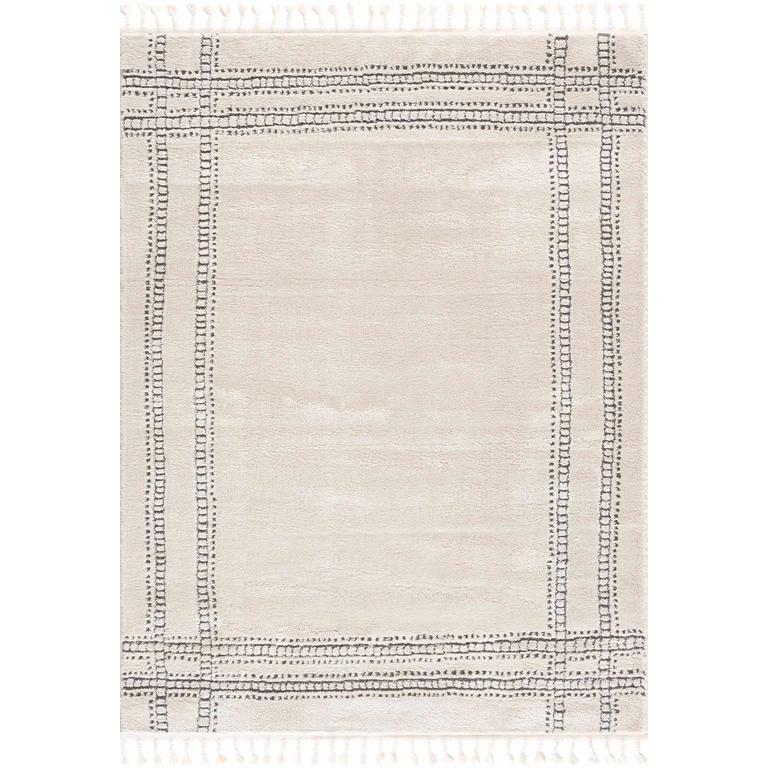 Ryuu Ivory & Gray Area Rug - Promo