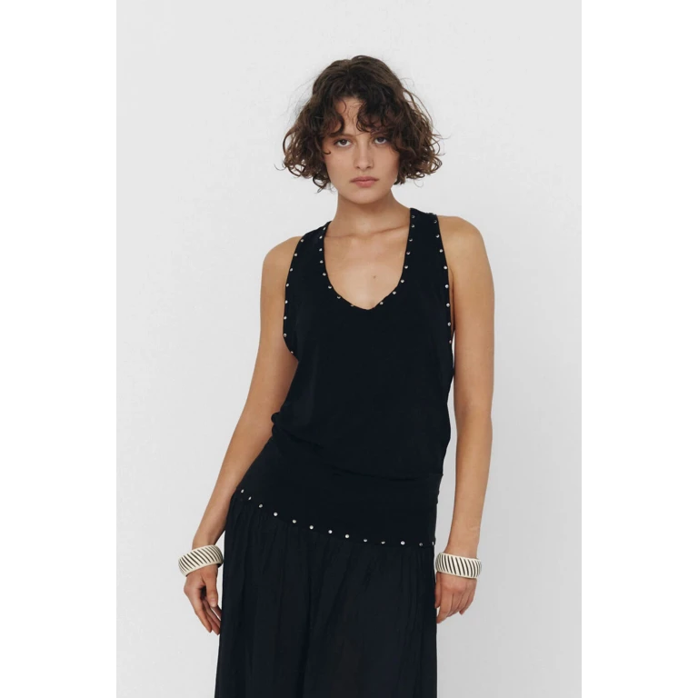 Yuan Tank Top in Black