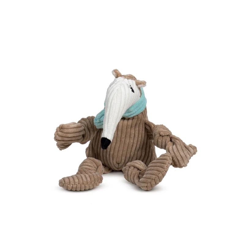 Nibblet Anteater Knottie Plush Dog Toy, Large