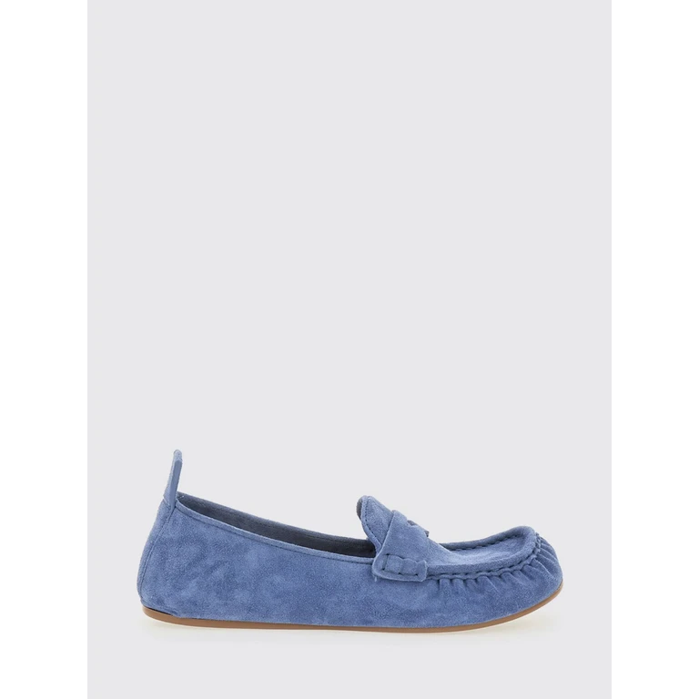 Suede Calfskin Loafers with a Durable Rubber Sole (AD0930AAL)
