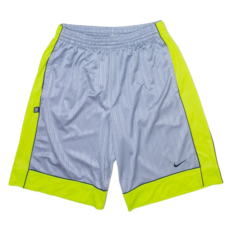 NIKE Mens Casual Shorts Blue Relaxed Striped M W28