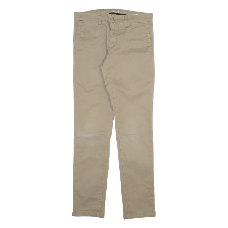 CARHARTT WIP Mens Trousers Beige Slim Straight W29 L32
