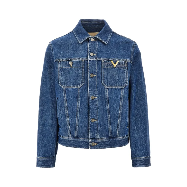 Valentino spijkerjas met V Gold detail