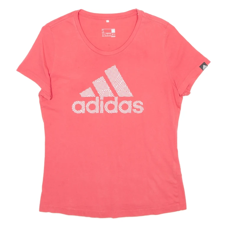 ADIDAS Womens T-Shirt Pink S (JJ1-151024-5445)
