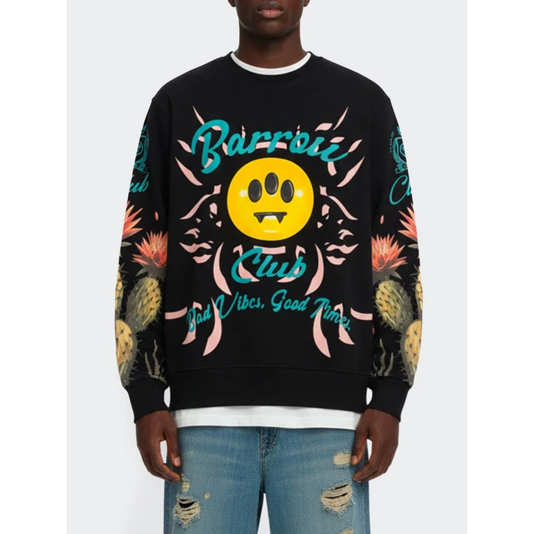Sweatshirt Men color Black (S6BWUASW067110)