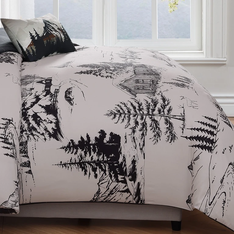 Rocky Mountains 5 Piece Reversible Comforter Set