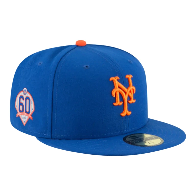 59Fifty MLB New York Mets 60th Anniversary AC Fitted Hat Blue