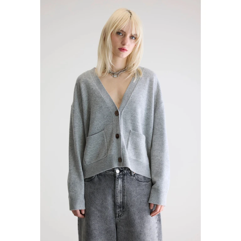 Cardigan Gakkin52 K1675u Light-Grey