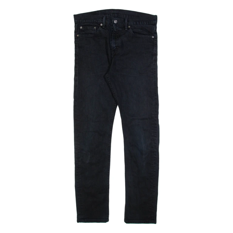 LEVI'S Mens Jeans Black Slim Straight W31 L32