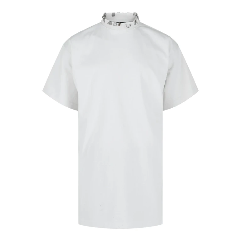 Oversized Distressed Pierced T-Shirt
